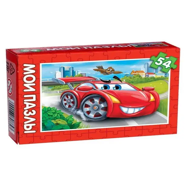 Пазл детский "Крутые гонки №6", 54 элемента