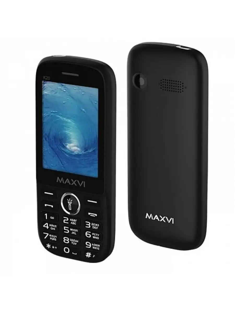 Телефон K20 Black Maxvi 143597528 купить за 1 539 ₽ в интернет-магазине  Wildberries