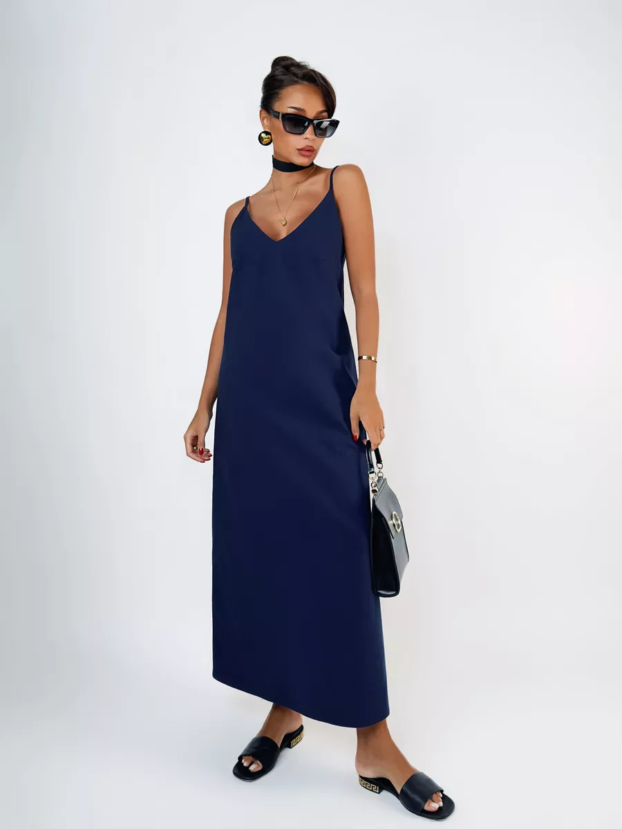 Платье летнее сарафан женское комбинация Ashley Rose 143597690 купить за 2  549 ₽ в интернет-магазине Wildberries