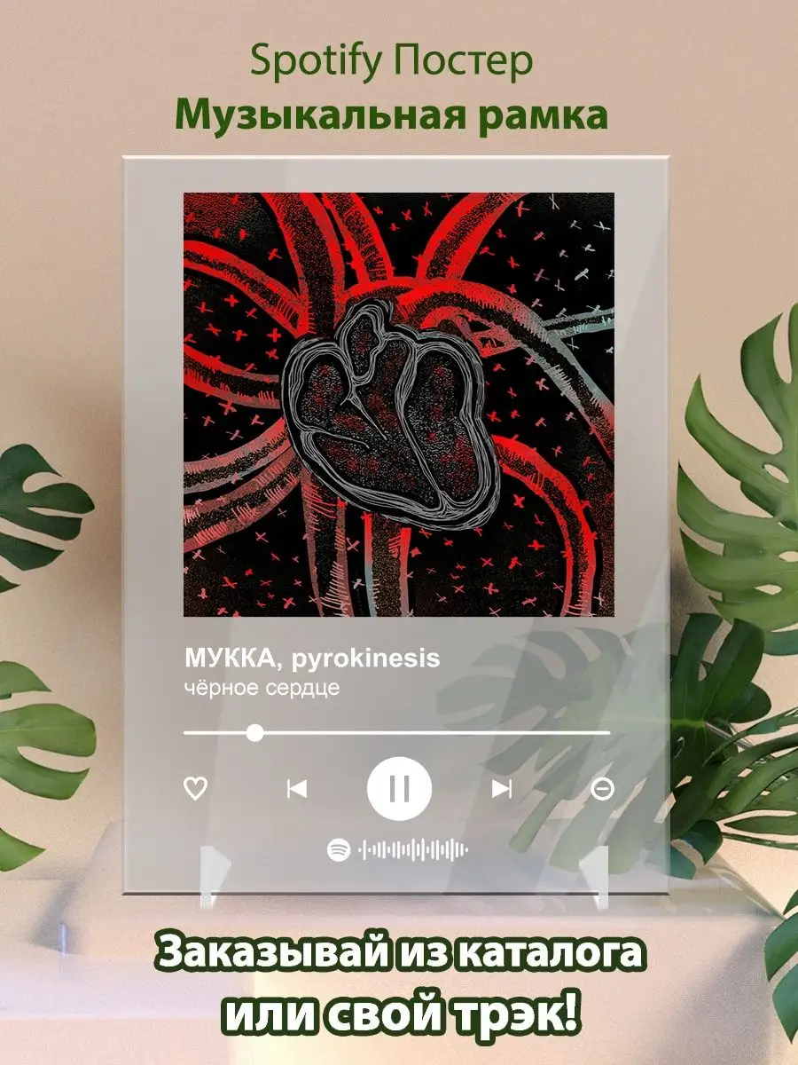 Постер Pyrokinesis. Картина Pyrokinesis - чёрное сердце Arthata-spotify  постер Спотифай постер 143632973 купить за 436 ₽ в интернет-магазине  Wildberries