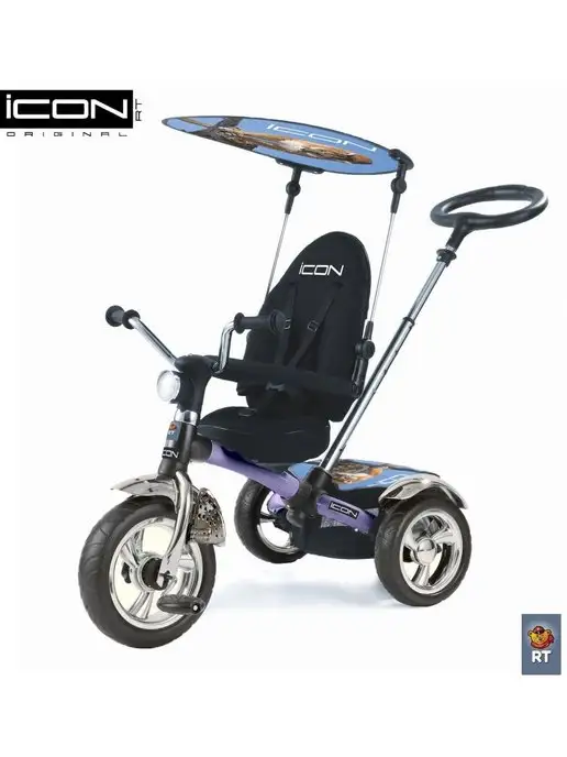 Icon Велосипед трехколесный Lexus trike серебро, серебристый, фото 2