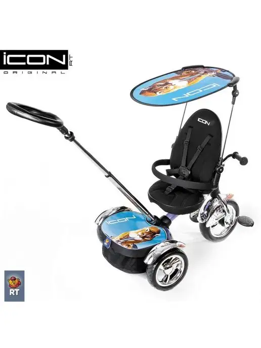 Icon Велосипед трехколесный Lexus trike серебро, серебристый, фото 4