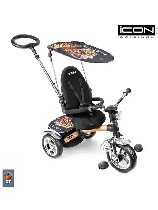 Icon Велосипед трехколесный Lexus trike крем гепард, бежевый, фото 6