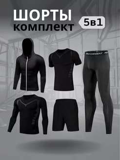 Шорты спортивные 5в1 тайтсы рашгард SPORT GEAR 143676003 купить за 1 944 ₽ в интернет-магазине Wildberries