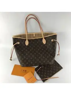 Луи Виттон Сумка тоут Louis Vuitton Neverfull MM LV 143716091 купить за 7 596 ₽ в интернет-магазине Wildberries