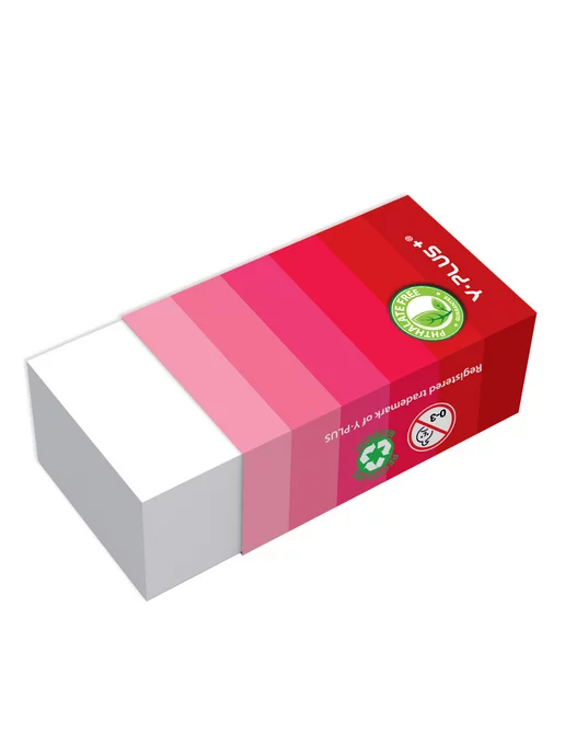 Y-PLUS Ластик для карандаша 3 штуки Neon mini, белый, 3 шт, фото 6