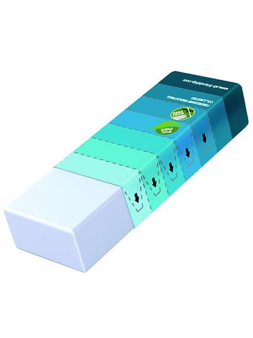 Y-PLUS Ластик для карандаша 3 штуки Neon mini, белый, 2 шт, фото 8