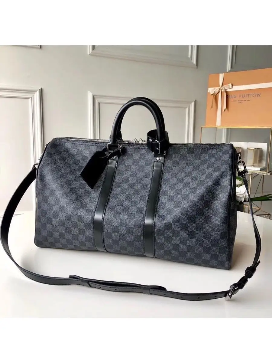 LOUIS VUITTON Дорожная сумка Луи Виттон KEEPALL 50 LV 143774573 купить за 6  763 ₽ в интернет-магазине Wildberries