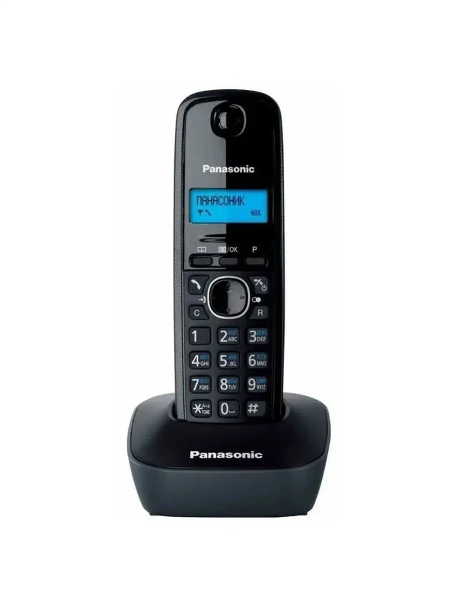 Радиотелефон DECT KX-TG1611 RUH серый Panasonic 143785198 купить за 3 231 ₽  в интернет-магазине Wildberries