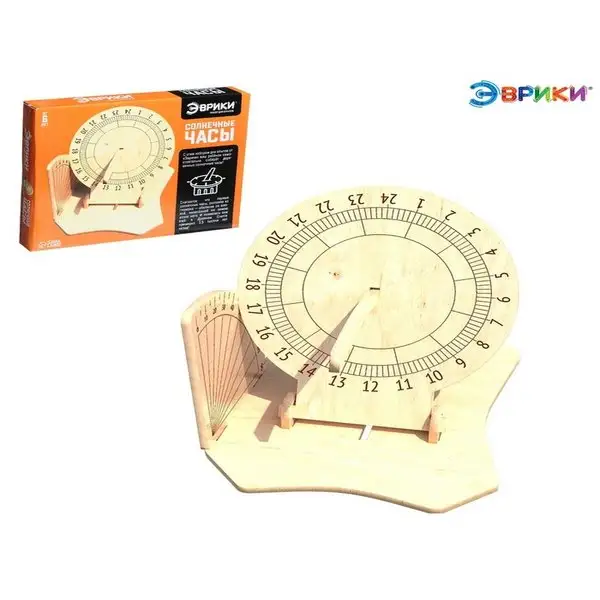 Набор для опытов "Солнечные часы", 9 элементов +компас