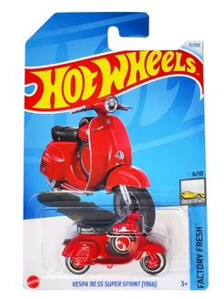 Мотоцикл металлический Vespa коллекционная модель скутер Hot Wheels 143847398 купить за 468 ₽ в интернет-магазине Wildberries