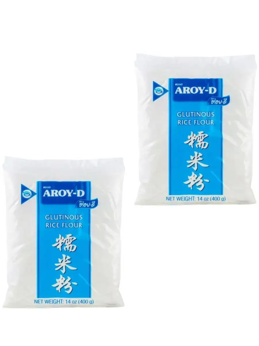 Мука рисовая клейкая Aroy-D 400 г х 2 шт