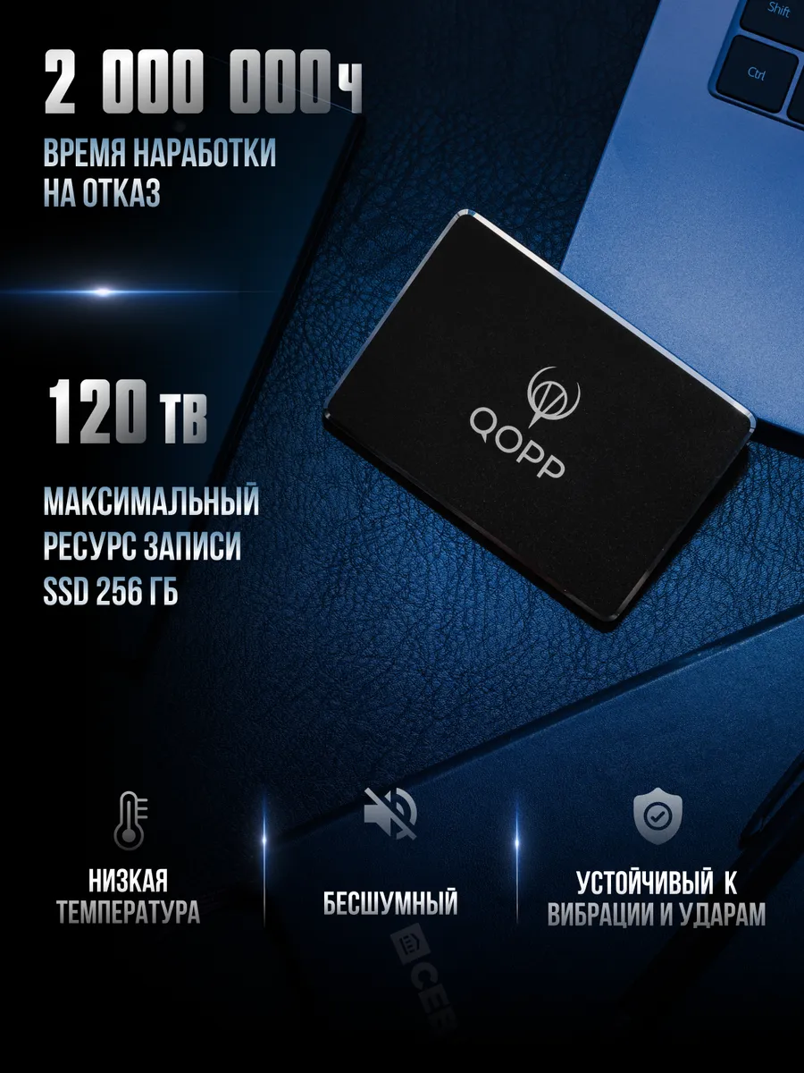 2.5 SSD накопитель 256 GB жесткий диск для ноутбука и пк QOPP 143957536  купить за 1 886 ₽ в интернет-магазине Wildberries