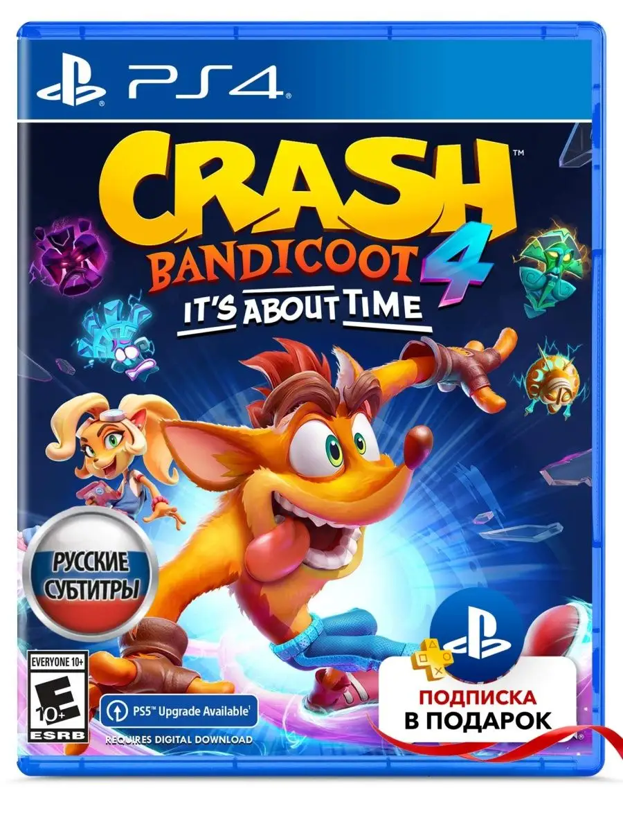 Игра Crash Bandicoot 4: Это Вопрос Времени (PS4, рус. суб.) PlayStation  143961678 купить в интернет-магазине Wildberries