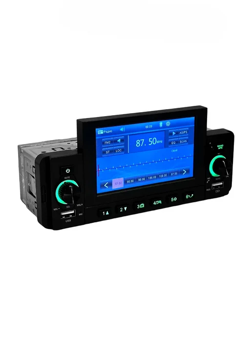 AudioShop Магнитола для автомобиля 1din с экраном, вариант, фото 8