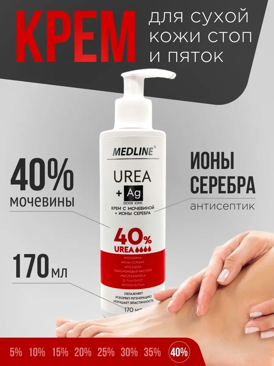 Крем для ног с мочевиной для грубой кожи - Gehwol med. Callus Cream