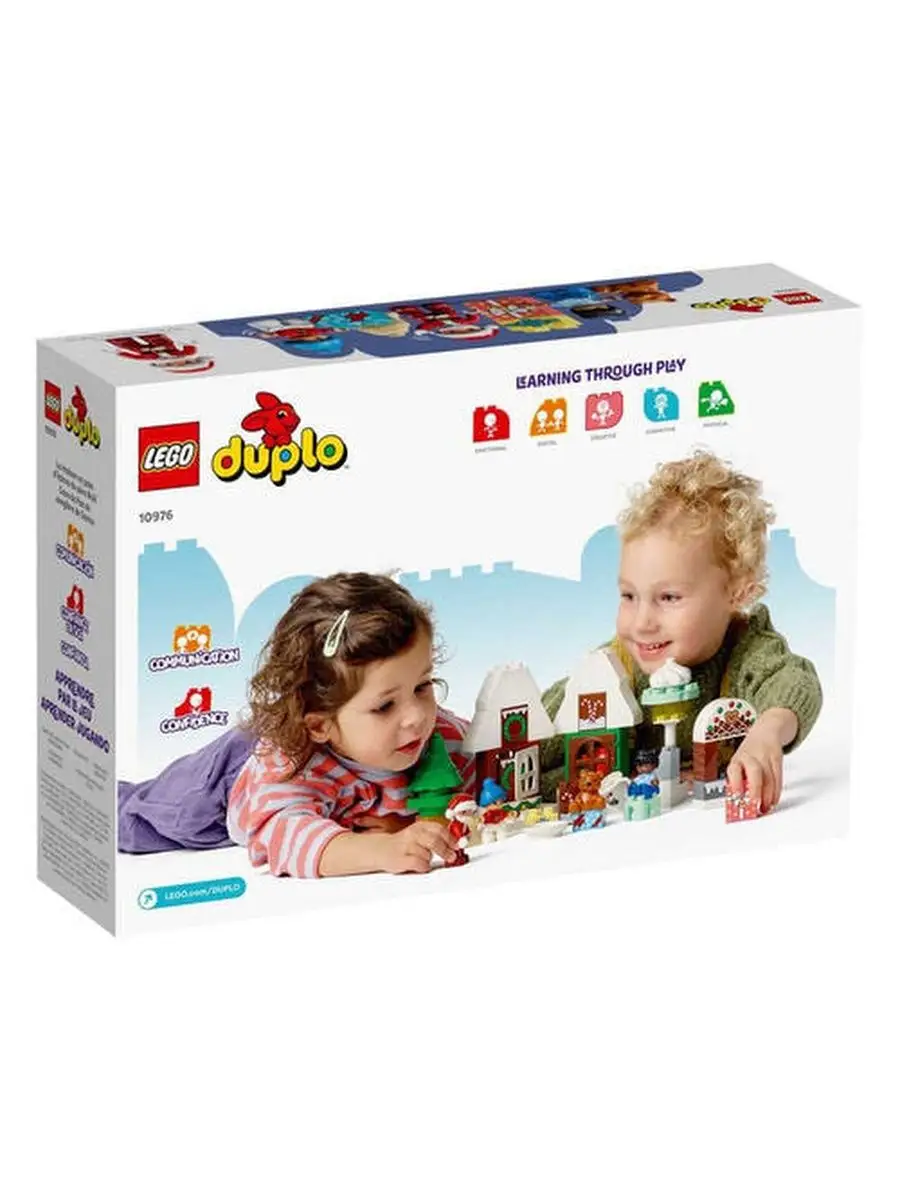 DUPLO 10976 Пряничный домик Санты LEGO 144112146 купить за 5 739 ₽ в  интернет-магазине Wildberries