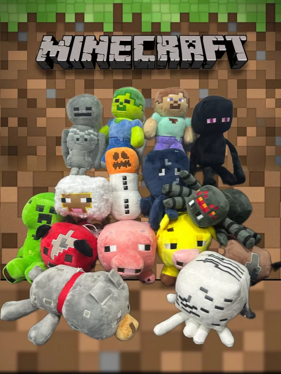 Мягкая игрушка Майнкрафт Паук Minecraft 144140469 купить в  интернет-магазине Wildberries