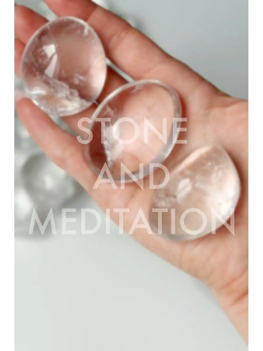 Горный хрусталь натуральный камень STONE AND MEDITATION 144159923 купить за  1 260 ₽ в интернет-магазине Wildberries