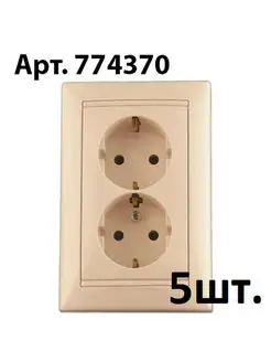 774370 Розетка 2X2К+З слоновая кость Valena 5 шт legrand 144193202 купить за 2 236 ₽ в интернет-магазине Wildberries