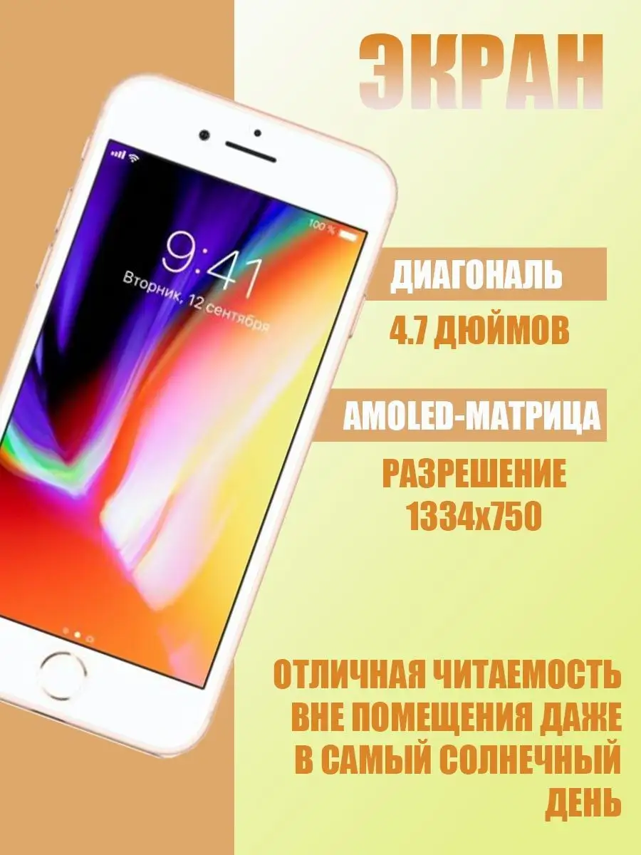 Смартфон Apple iPhone 8 64GB Восстановленный iPhone 144207297 купить в  интернет-магазине Wildberries