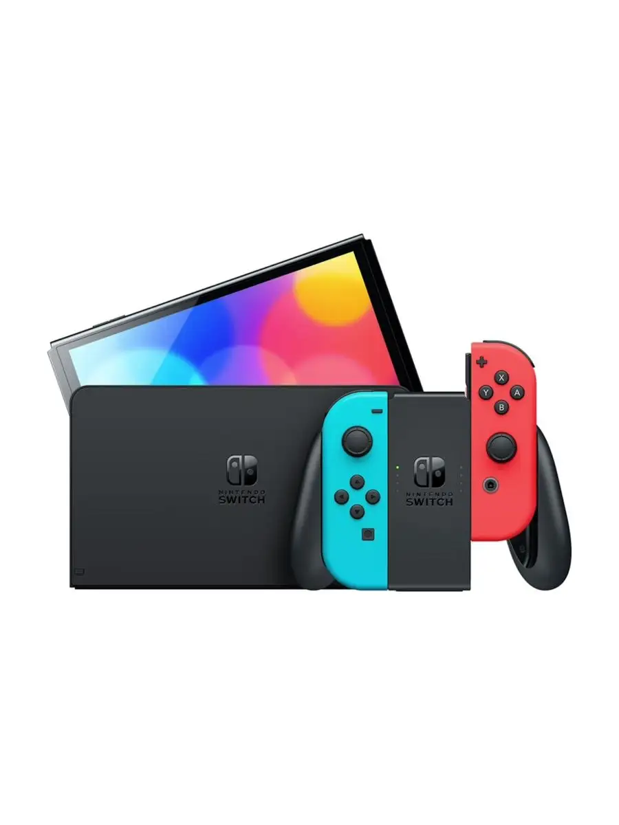 Портативная приставка Nintendo Switch OLED 64 GB Неон Nintendo 144242089  купить за 27 702 ₽ в интернет-магазине Wildberries