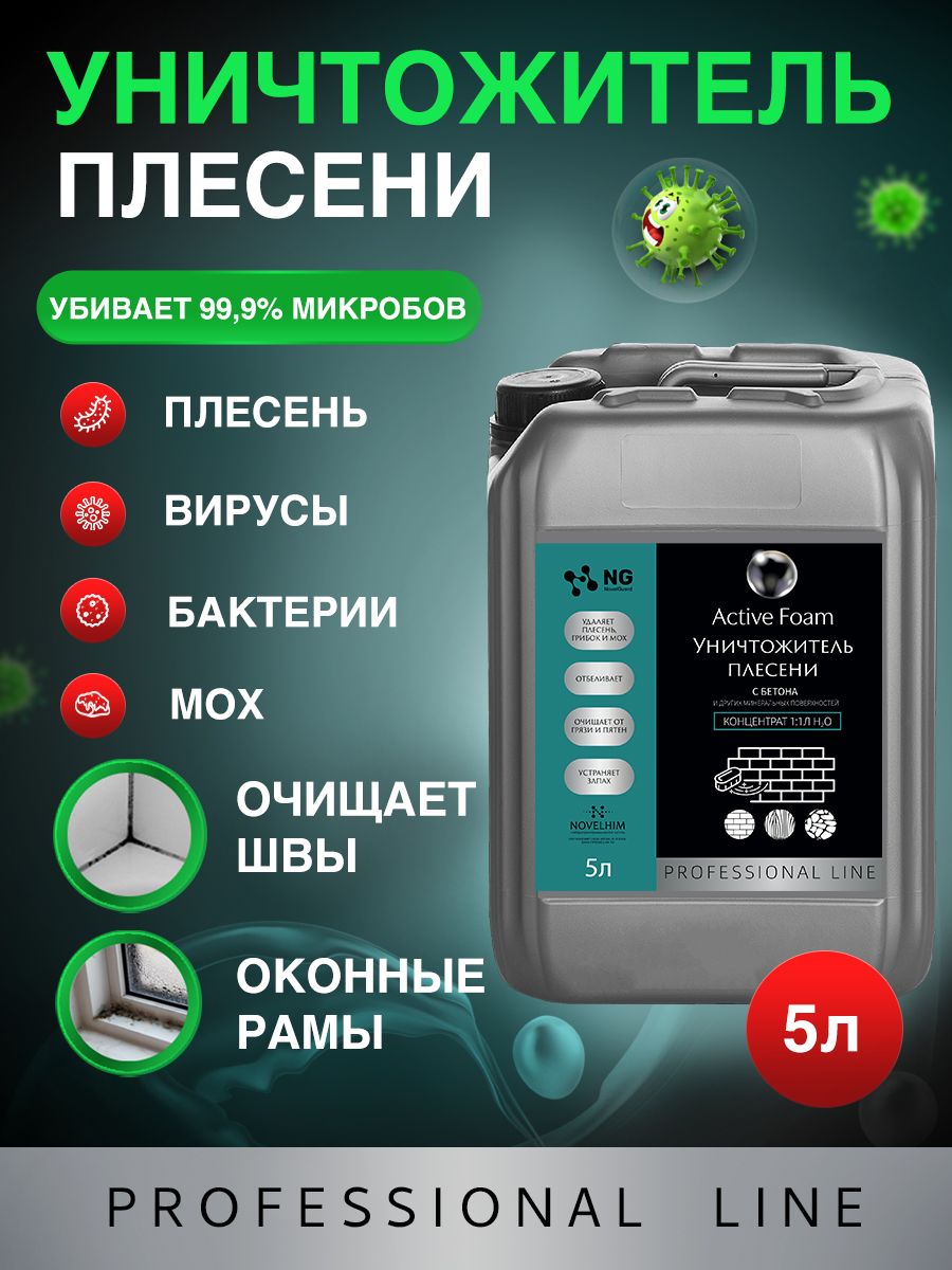 Active Foam уничтожитель плесени отзывы.