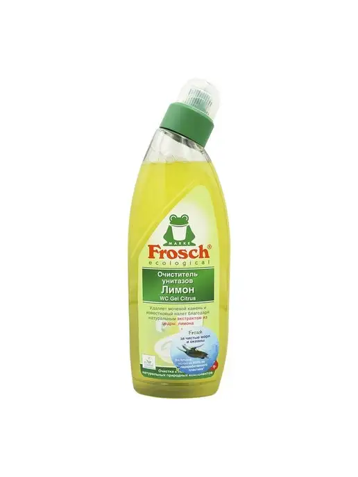 FROSCH Очиститель унитазов лимон 750 мл, 0,75 л