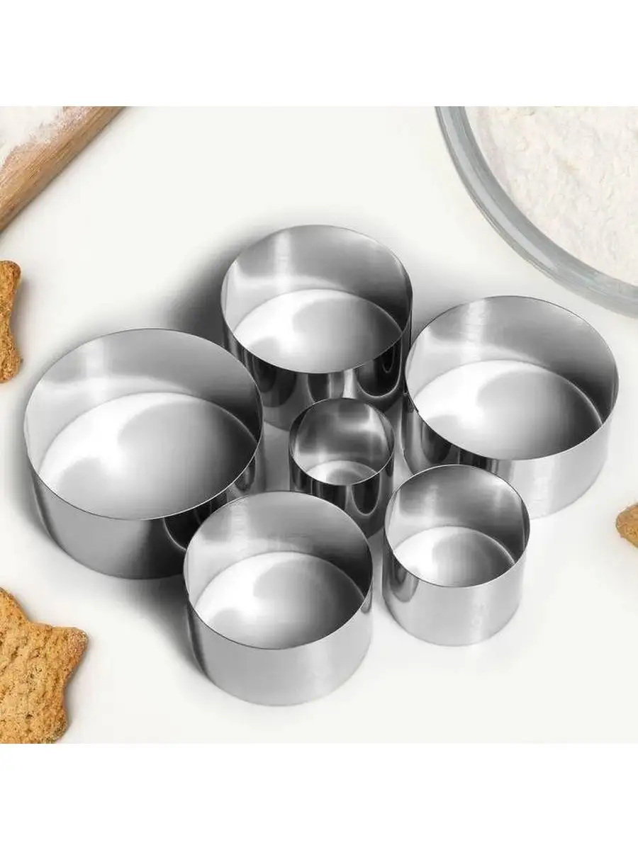 Формочки для выпечки 18*18*4,2см (7 яч) ТУБ