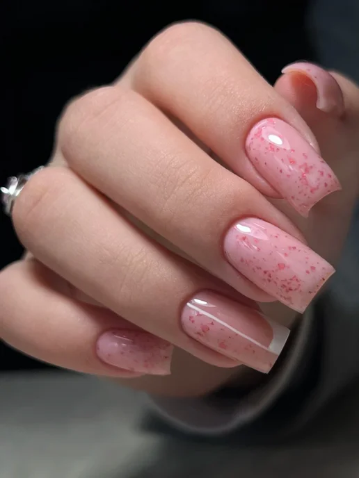 DidNail Камуфлирующая база для ногтей с поталью Love Base, белый, фото 2
