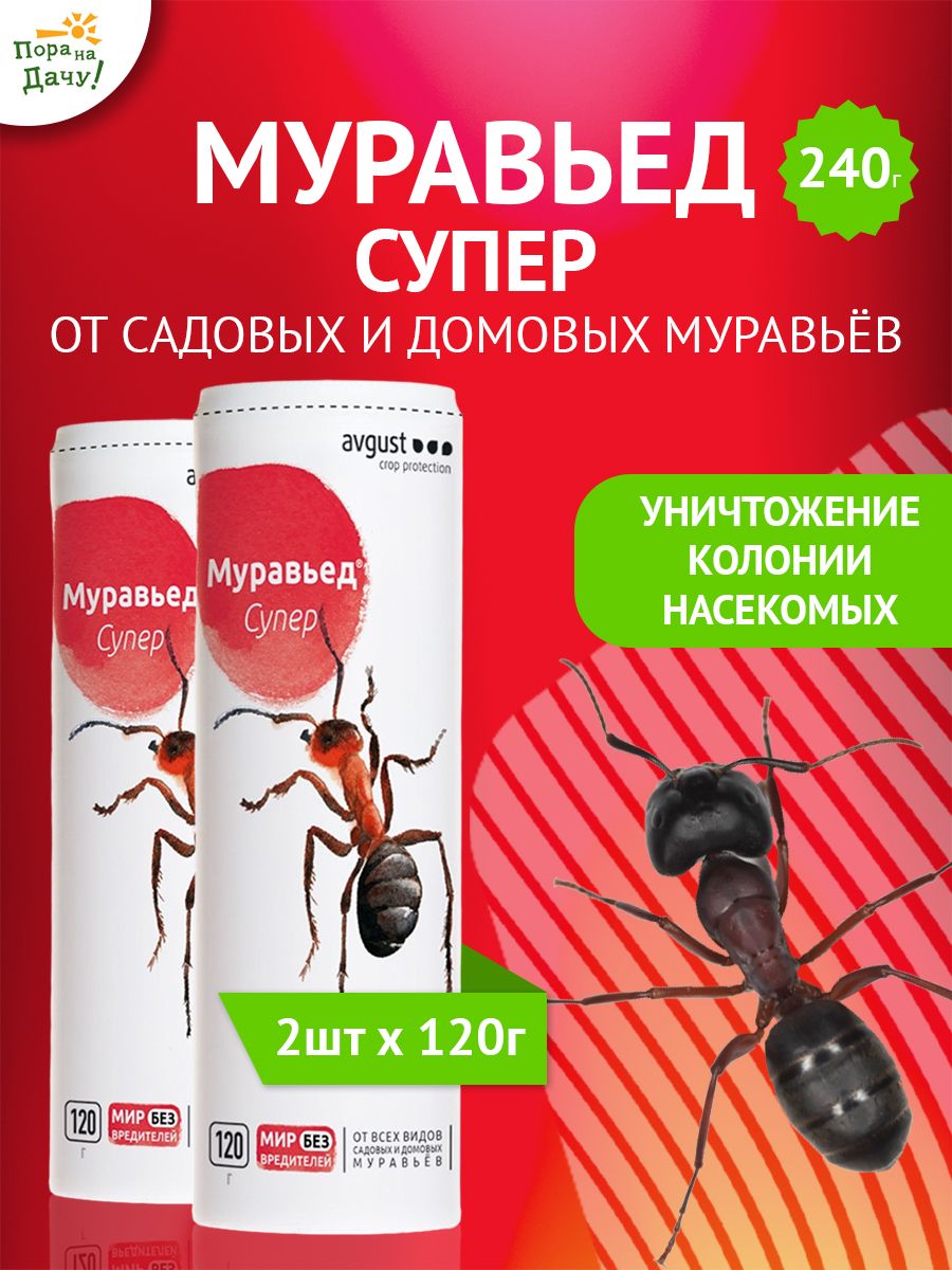 Корица от муравьев на садовом участке. Муравьед супер 50г.