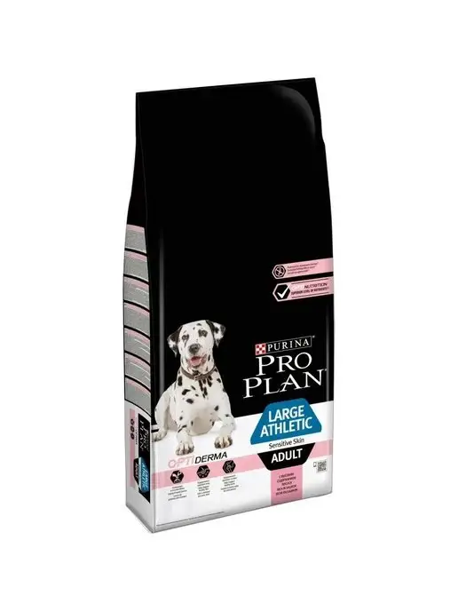 Сухой корм PRO PLAN Собак-Атлетов Atletic для собак, крупные, лосось, 14 кг, фото 4