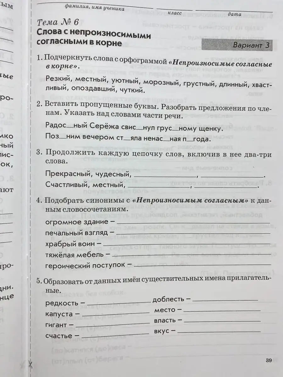 Голубь Русский язык 3 класс Зачетная тетрадь М-Книга 144358663 купить за  392 ₽ в интернет-магазине Wildberries