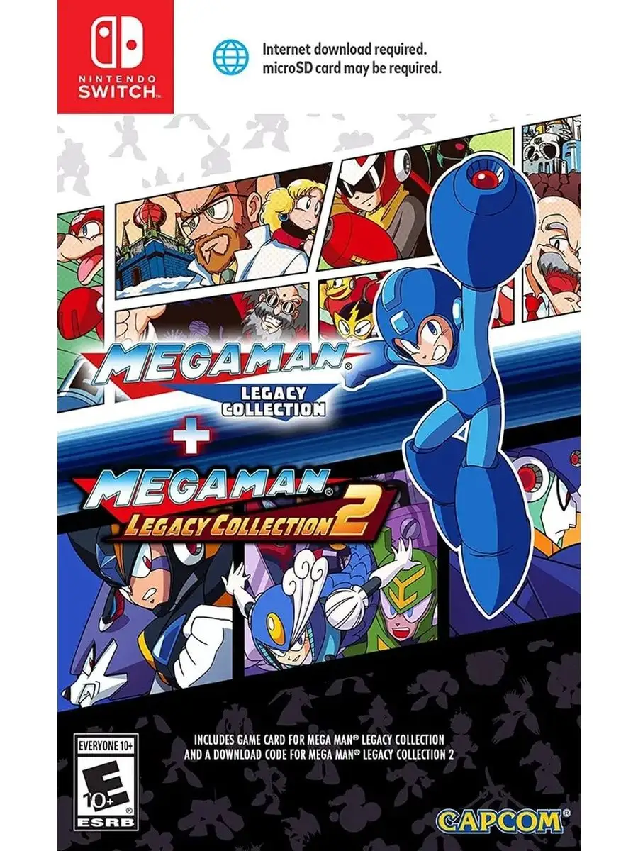 Mega Man Legacy Collection 1 + 2 для Switch Русская версия NINTENDO  144363671 купить в интернет-магазине Wildberries