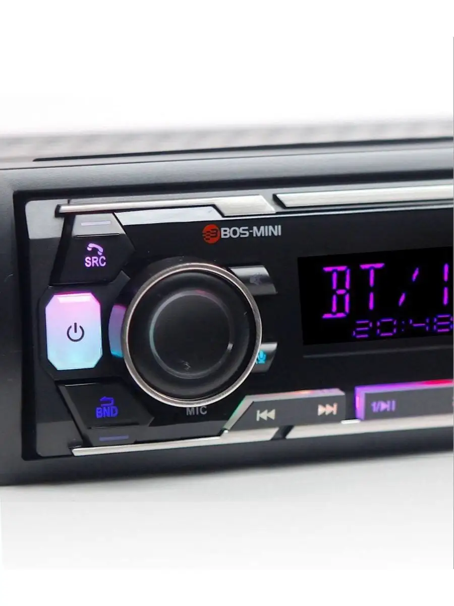 Процессорная автомагнитола 1 DIN 55x4 Watt Bluetooth Aux Pioneer 144395580  купить за 2 352 ₽ в интернет-магазине Wildberries