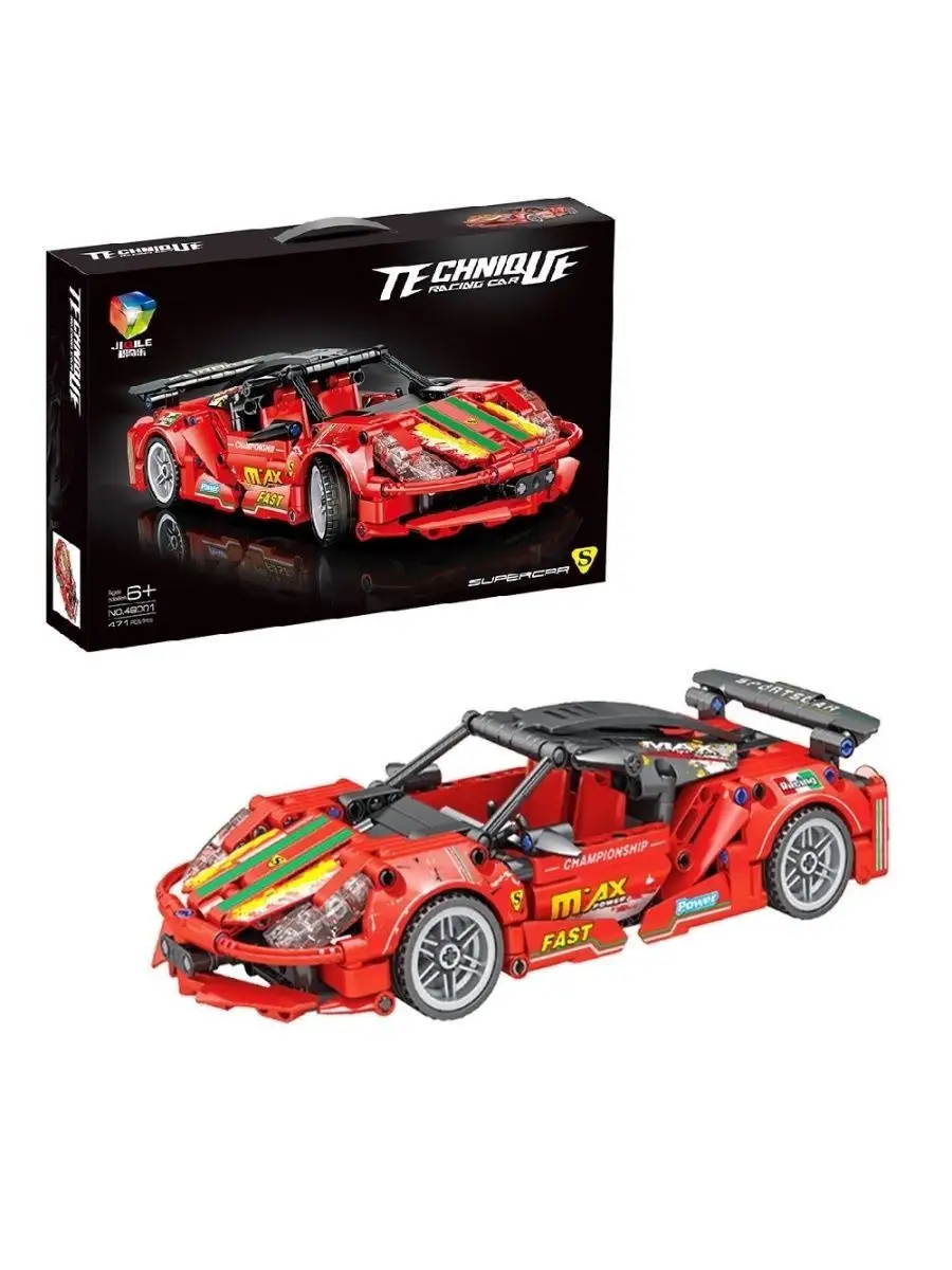 JIQILE Technique модель авто Ferrari/Porsche/48001/471 дет LEGO 144396919  купить за 1 474 ₽ в интернет-магазине Wildberries