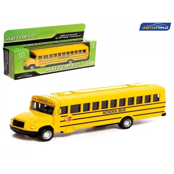 Автобус металлический "Школьный"