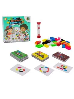 Настольная игра Цветные кирпичики с песочными часами Toy