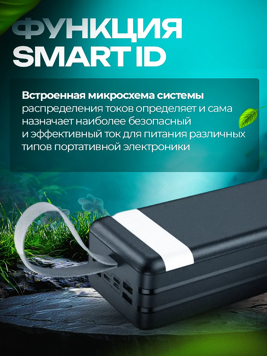 Power Bank внешний аккумулятор 80000 mAh с быстрой зарядкой Hoco 144541433  купить за 3 874 ₽ в интернет-магазине Wildberries