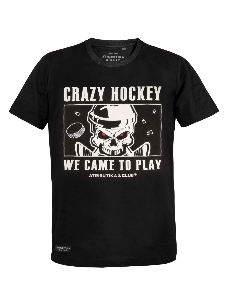 Футболка crazy. Футболка Crazy Hockey. Crazy Hockey. Надпись сумасшедший хоккей. Надпись Crazy Hockey.