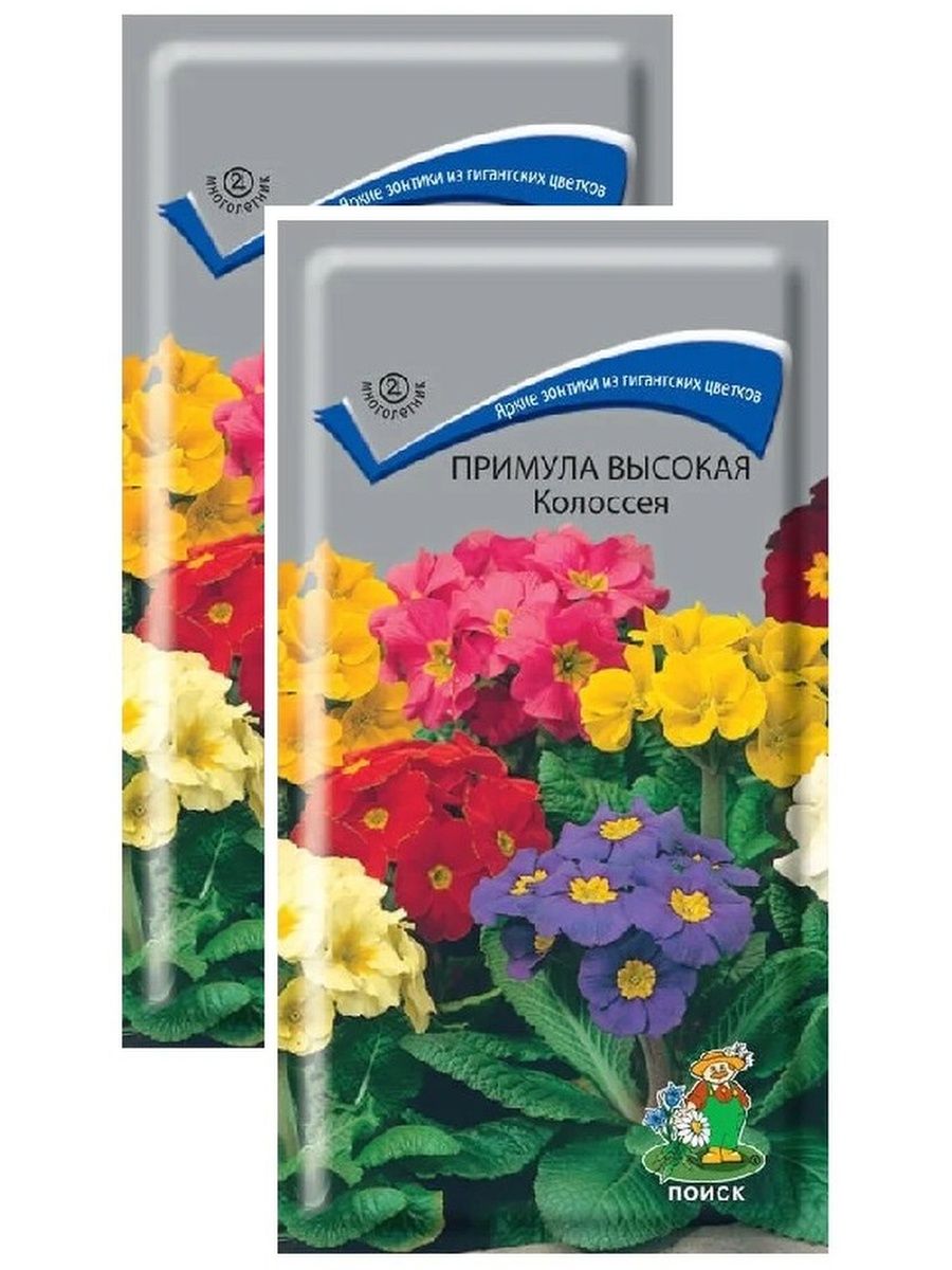 Примула высокая Колоссея (0,05 г), 2 пакета Агрохолдинг Поиск 144708161  купить за 160 ₽ в интернет-магазине Wildberries