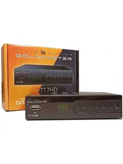 Комбинированный тюнер GOLDMASTER T-717HD (DVB-T2/DVB-C/IPTV GOLDMASTER 144729633 купить за 1 001 ₽ в интернет-магазине Wildberries