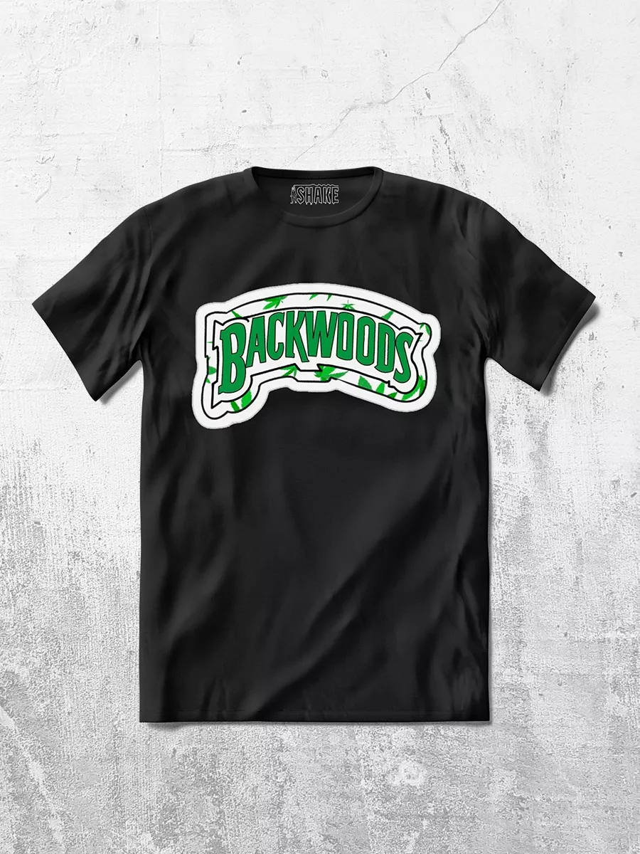 Футболка с принтом BACKWOODS