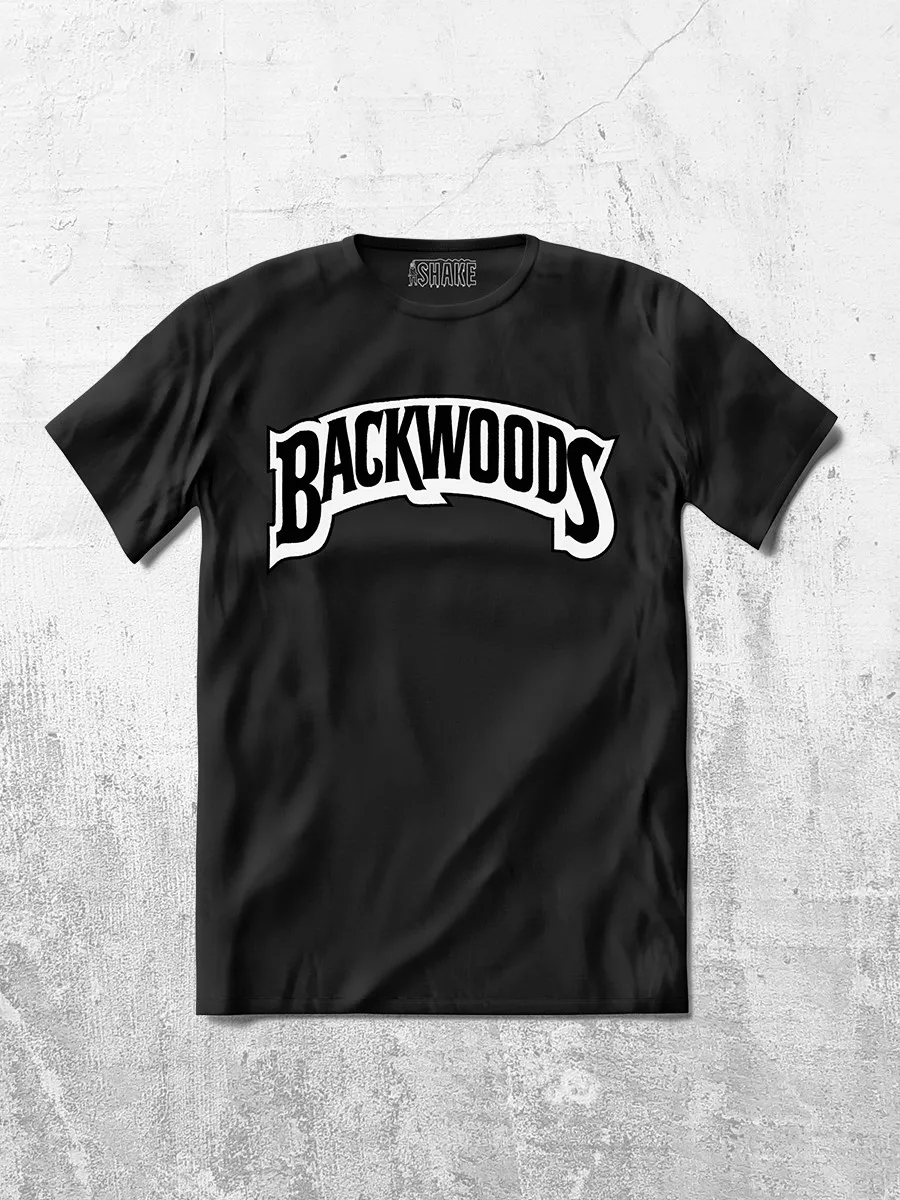 Футболка с принтом BACKWOODS