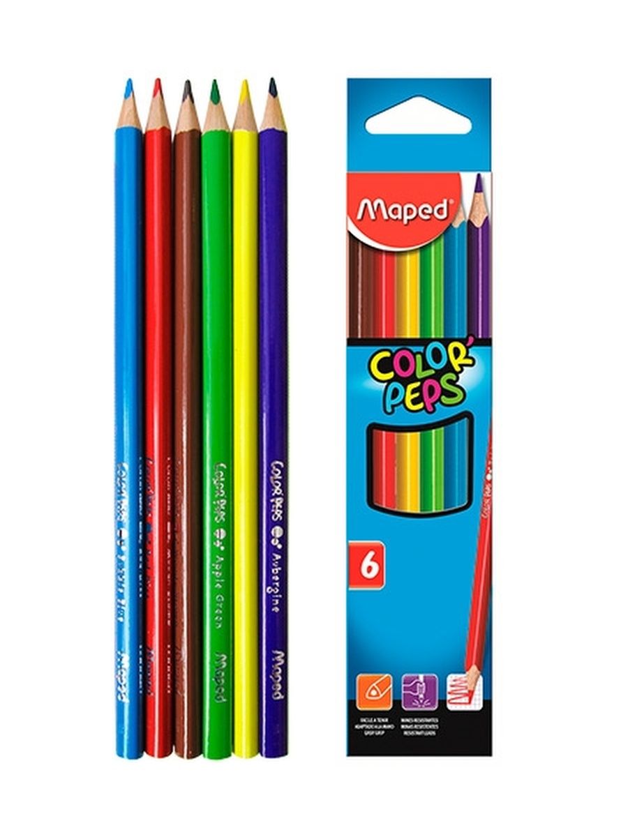 Карандаши цветные задания. Maped Color Peps карандаши. Maped цветные карандаши Color Peps 36 цветов 832017. Цветные карандаши 4 цвета. Цветные карандаши трехгранные 6 цветов.