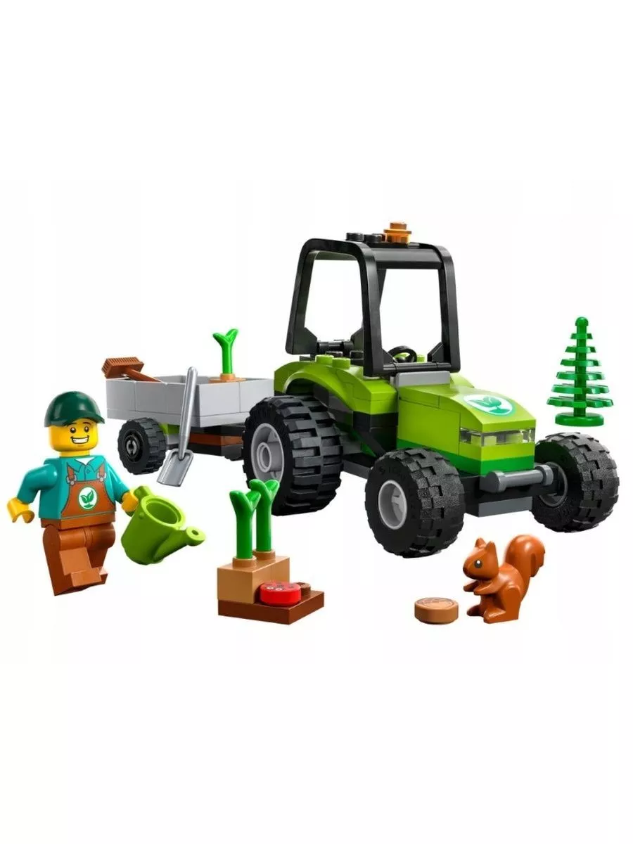 Конструктор CITY Park Tractor Трактор в парке 86 дет. Lego. 144817765  купить в интернет-магазине Wildberries