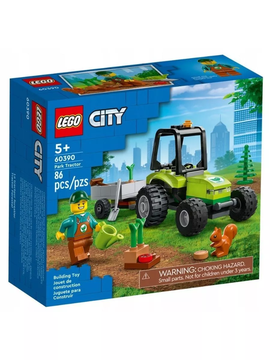 Конструктор CITY Park Tractor Трактор в парке 86 дет. Lego. 144817765  купить в интернет-магазине Wildberries