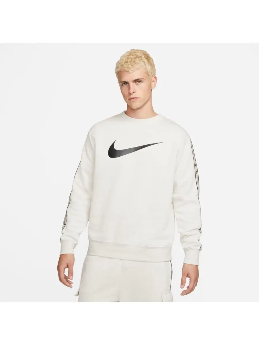 Nike repeat fleece crewneck sweatshirt sale