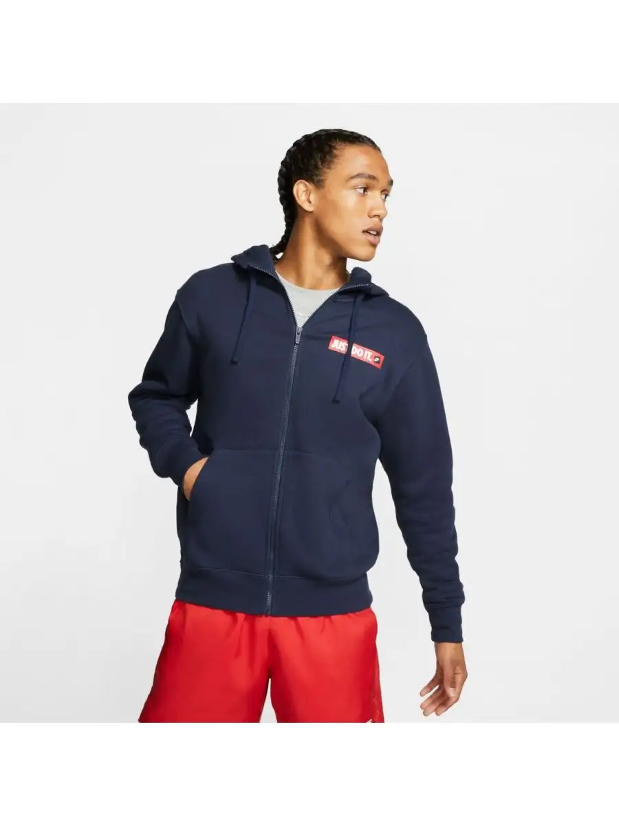 Hooded Jacket Sportswear Just do It JDI Fleece Nike 144833140 Wildberries