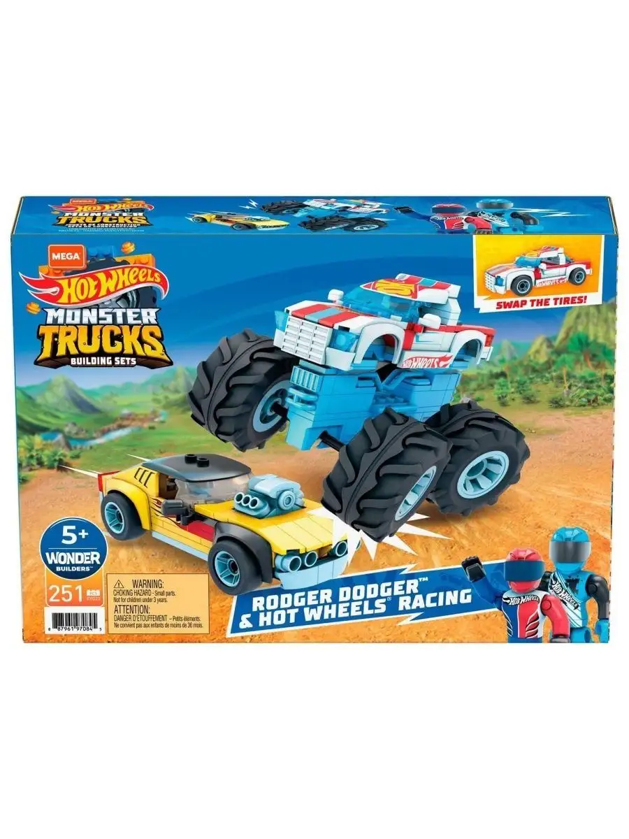 Конструктор Hot Wheels Роджер Доджер и РейсингGYG22 Hot Wheels 144857917  купить в интернет-магазине Wildberries